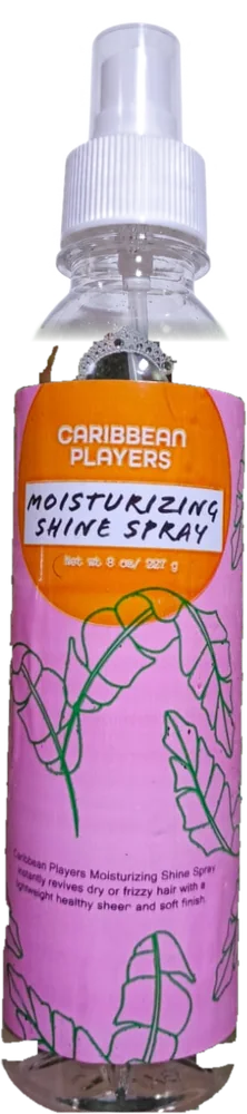 Caribbean Players Moisturizing Shine Spray, 8oz bottle