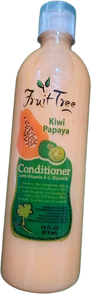 Fruit Tree Kiwi Papaya Conditioner with Vitamin E and Glycerin, 16 fl oz